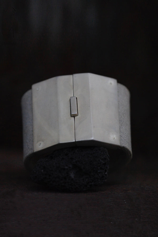 Parts of Four Inlaid Box Lock Bracelet 813-2-FLE+UAS PPOF35